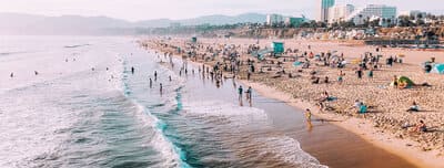 santamonica pier beach