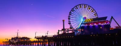 santamonica pier night