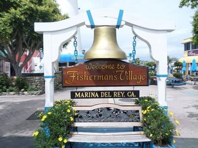 fisherman's village_welcome sign_marina del rey