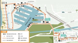 Playa-Beach-Shuttle-Map