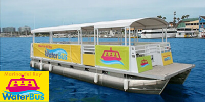 the Marina del Rey WaterBus