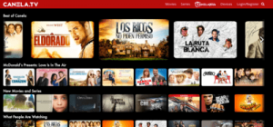 Canela.TV Screen