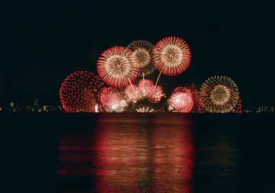 shoreline village_fireworks