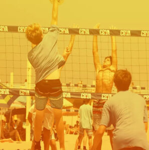 6-man beach volleyball