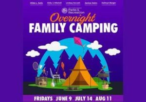 overnight family camping