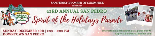 san pedro spirit of the holidays parade_banner