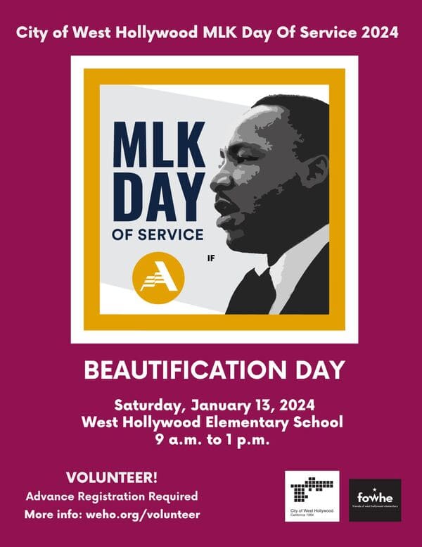 MLK day Beautification day
