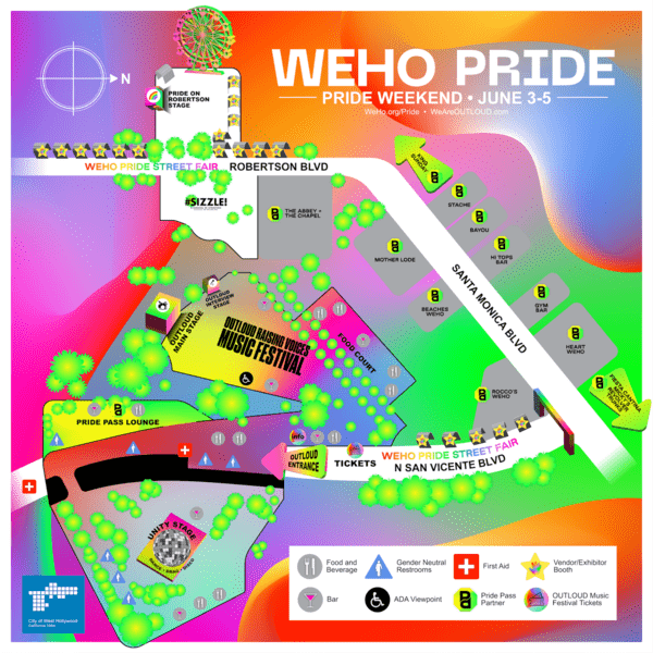 WEHO Pride Map