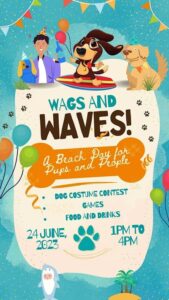 wags and waves