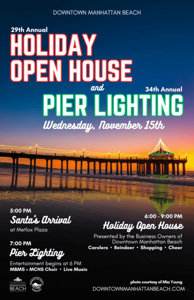 pier lighting and annual holiday