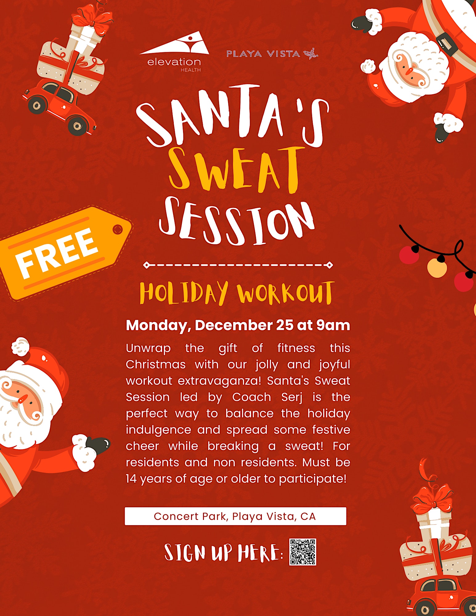 Santa Sweat Session