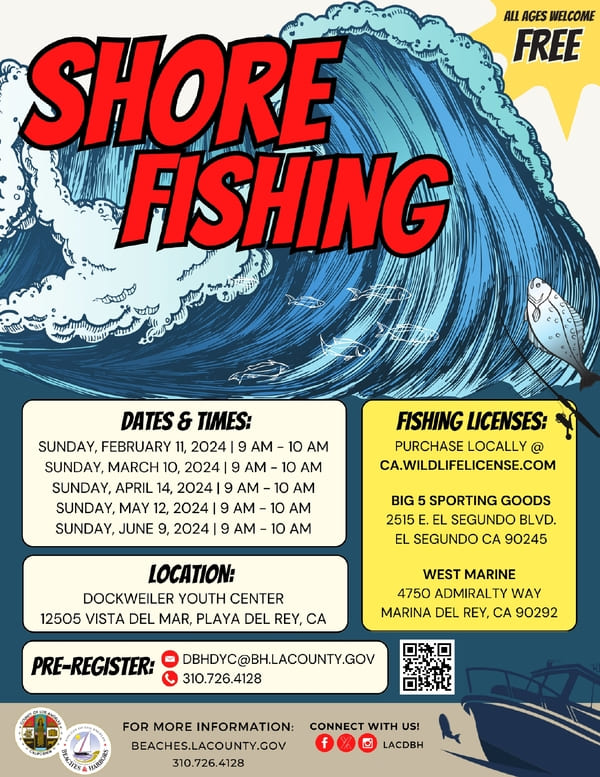 shore fishing flyer